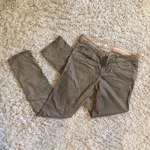 Camo green slim fit pants